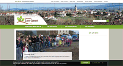 Desktop Screenshot of commune-saint-joseph.fr