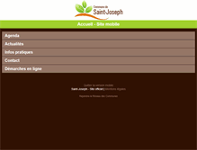 Tablet Screenshot of commune-saint-joseph.fr